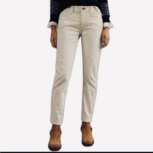 Pilcro And The Letterpress Corduroy Legging Pants Light Beige Tan Cream EUC 29😍